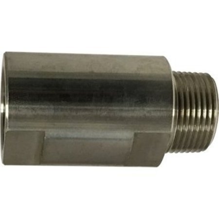 MIDLAND METAL Spring Check Valve, 1Piece, 12 Nominal Size, MNPT x FNPT, 1500 psi, 10 to 150 deg C, Media Gas 949473